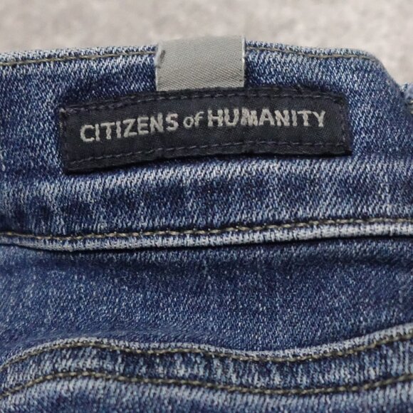 Citizens of Humanity Emmanuelle Slim Boot Jeans Women’s Size 31 Blue Denim - Picture 10 of 16